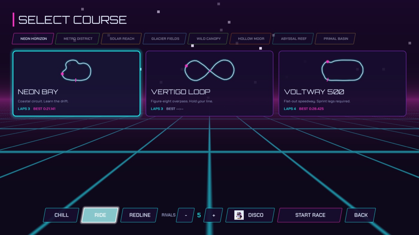 Course select